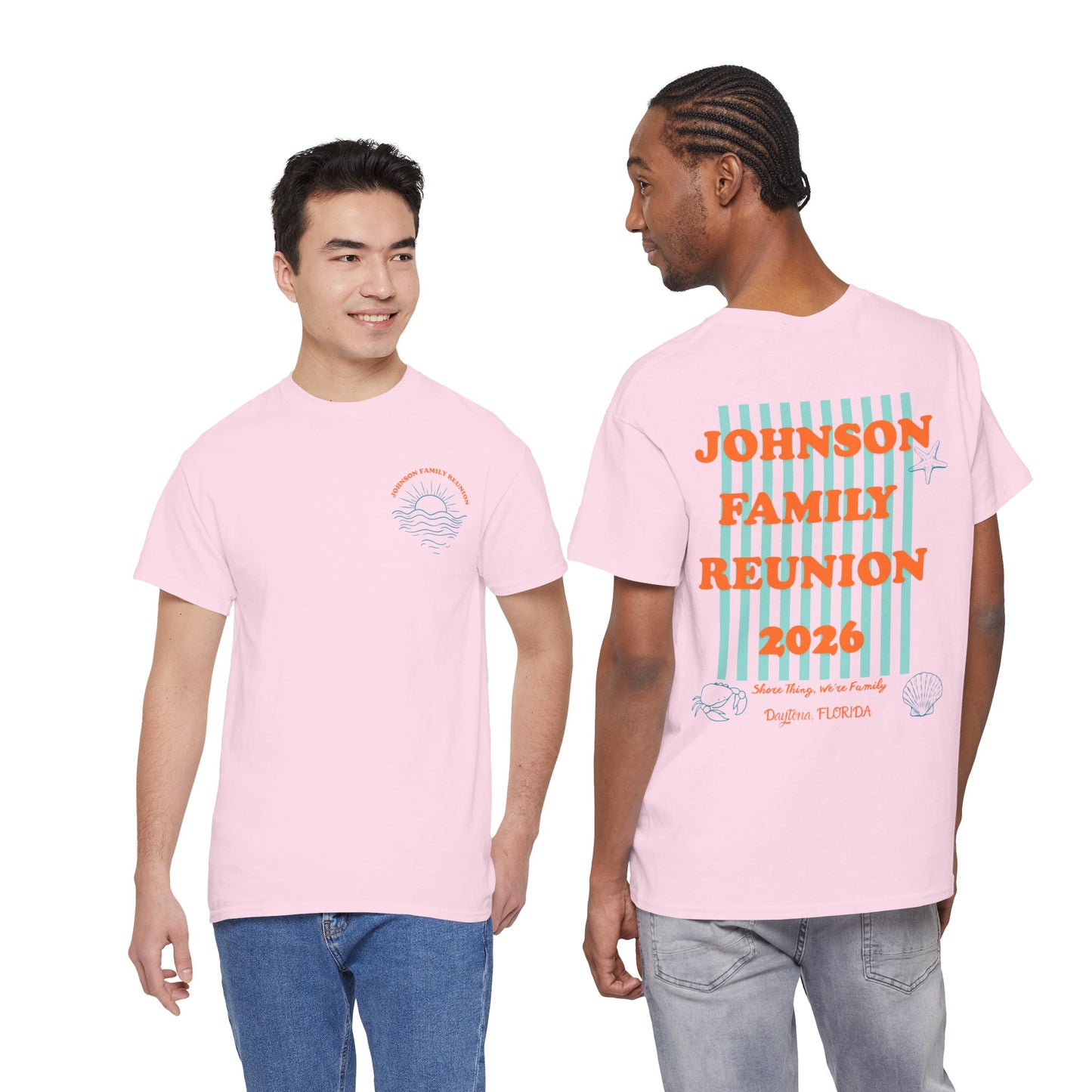 Custom Family Reunion Beach Shirt 2026 | Personalized Summer Vacation Comfort Colors Tee