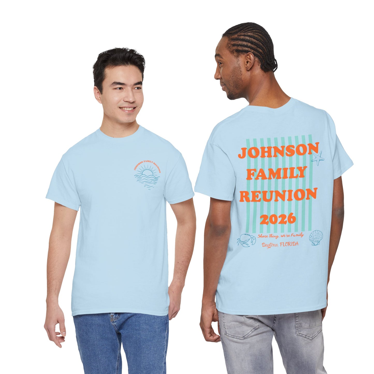 Custom Family Reunion Beach Shirt 2026 | Personalized Summer Vacation Comfort Colors Tee