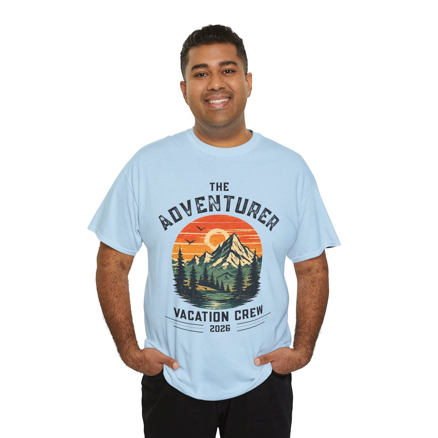 Personalized Vacation Crew Shirt | Custom Retro Travel T-Shirt