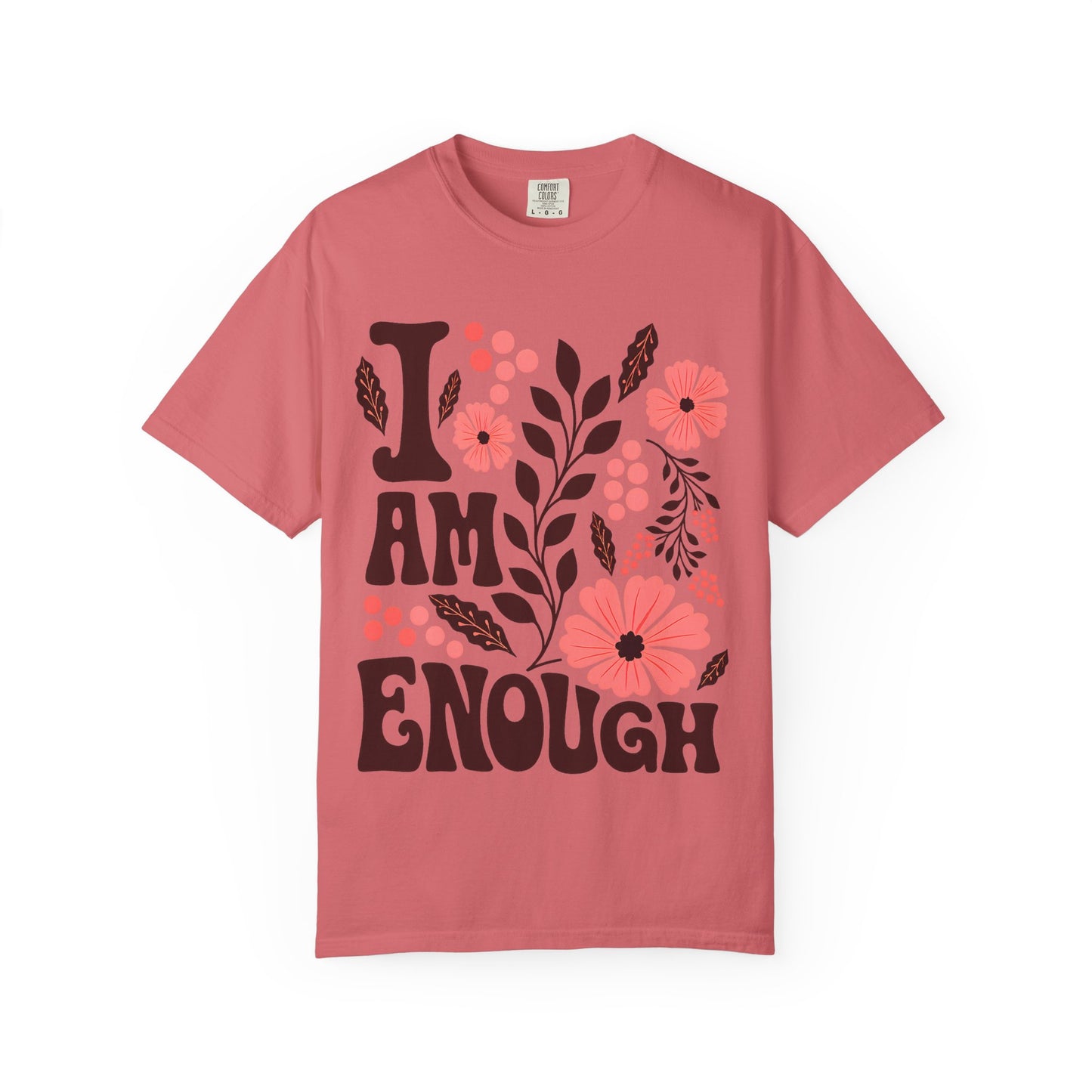 I Am Enough Floral Tee