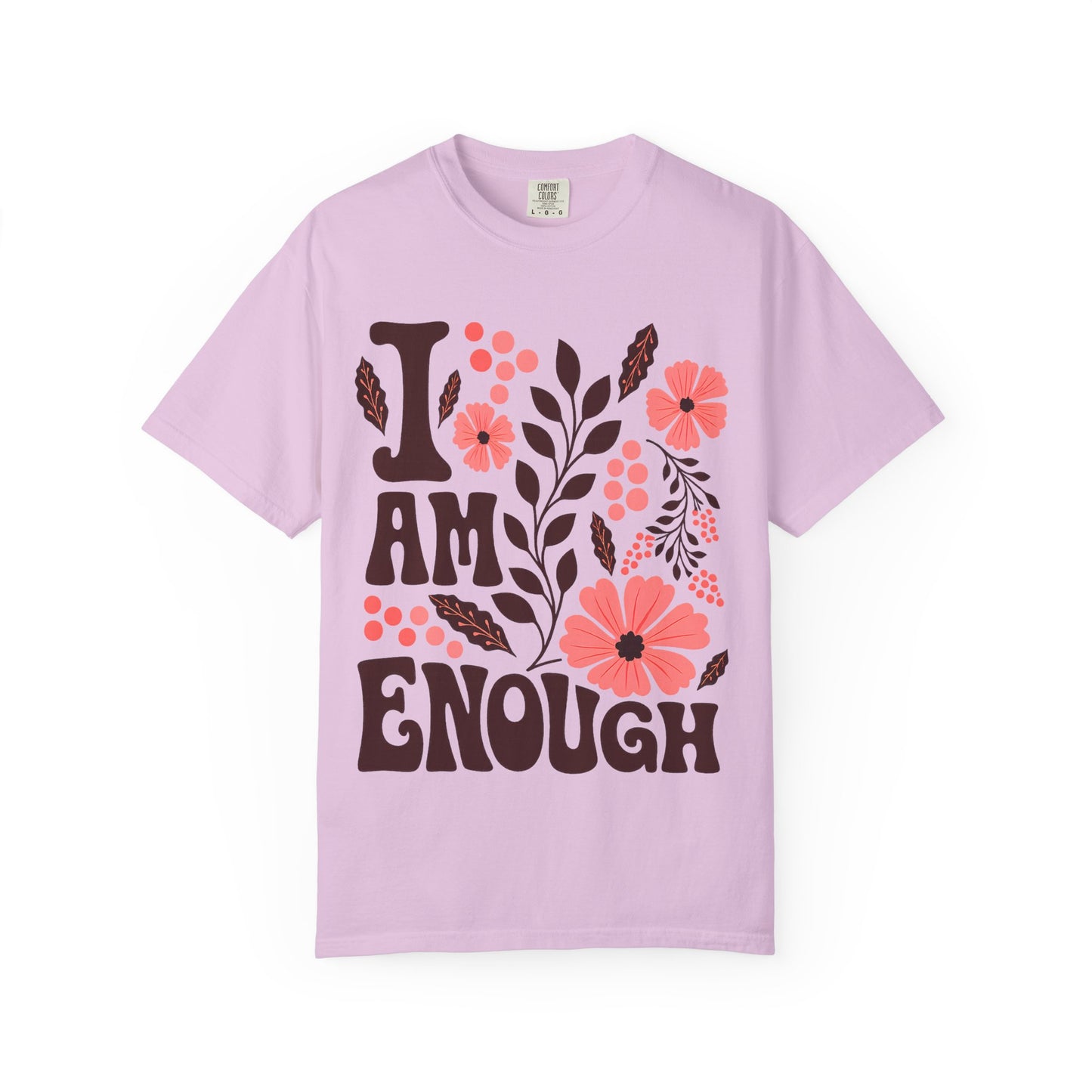 I Am Enough Floral Tee