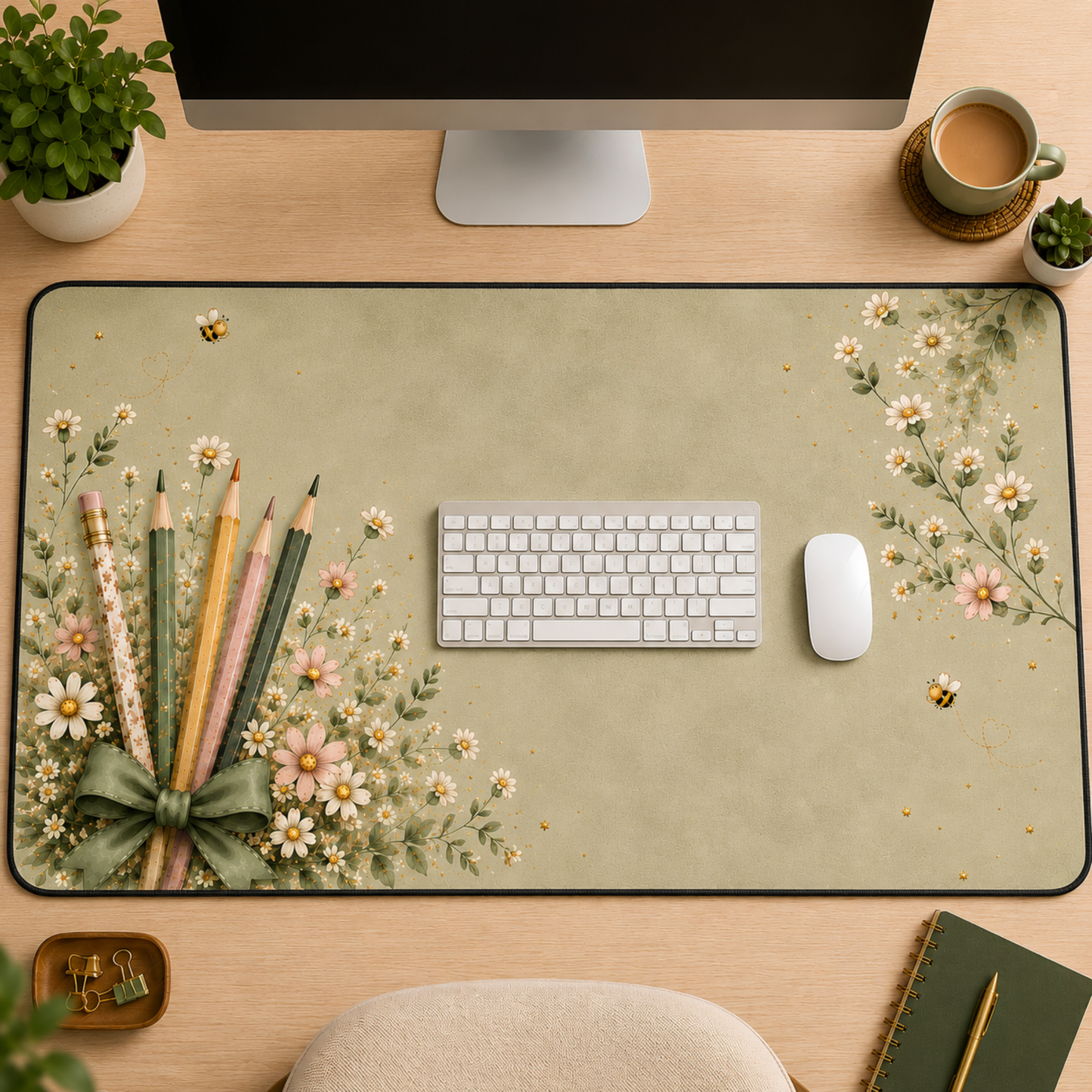 The Pencil Bouquet Desk Mat