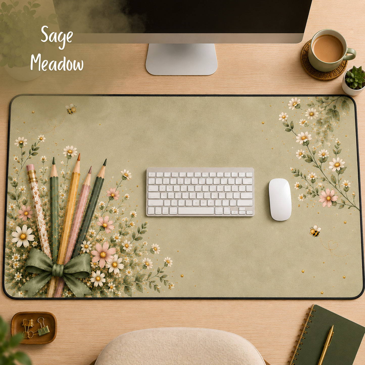The Pencil Bouquet Desk Mat