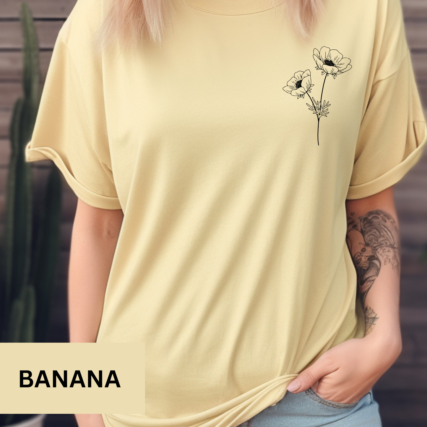 The Birth Flower Tee