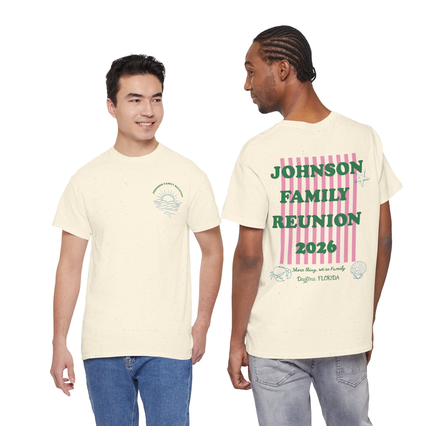 Custom Family Reunion Beach Shirt 2026 | Personalized Summer Vacation Comfort Colors Tee