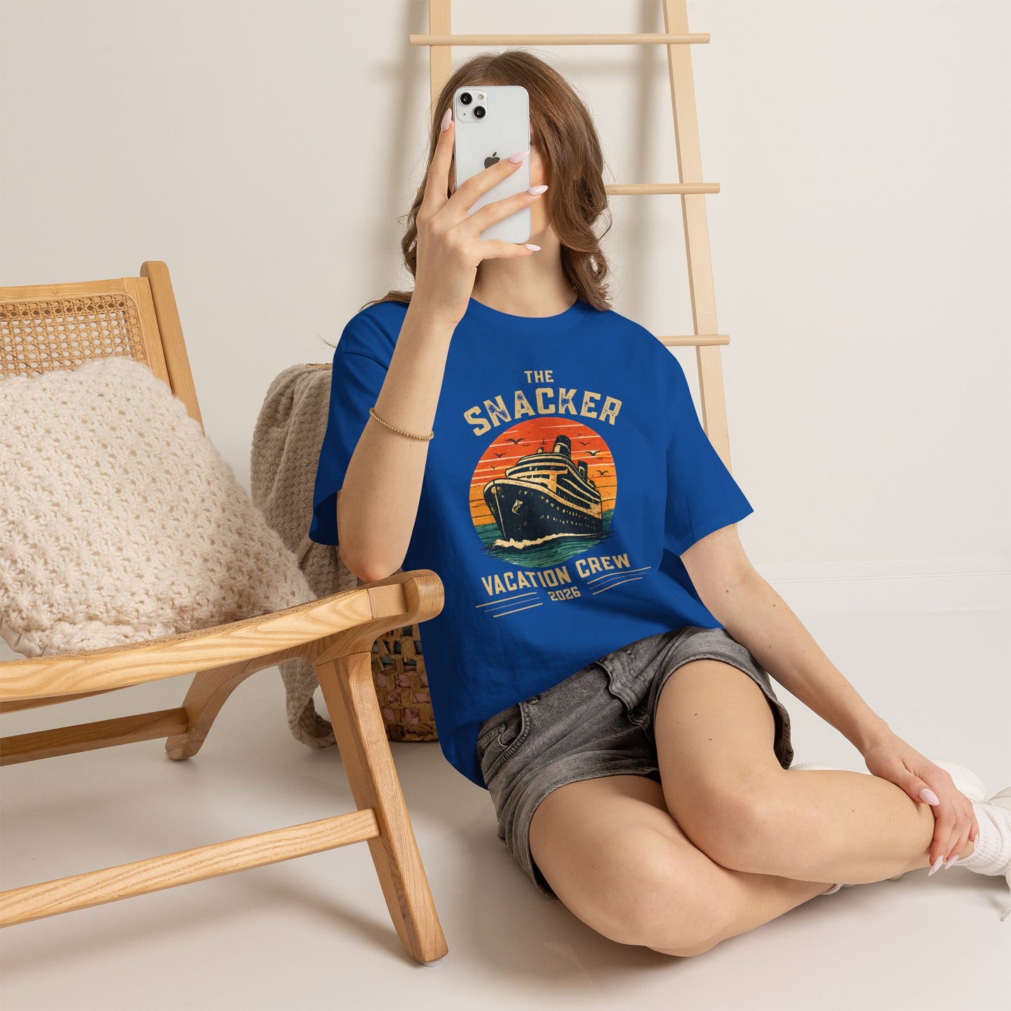 Personalized Vacation Crew Shirt | Custom Retro Travel T-Shirt