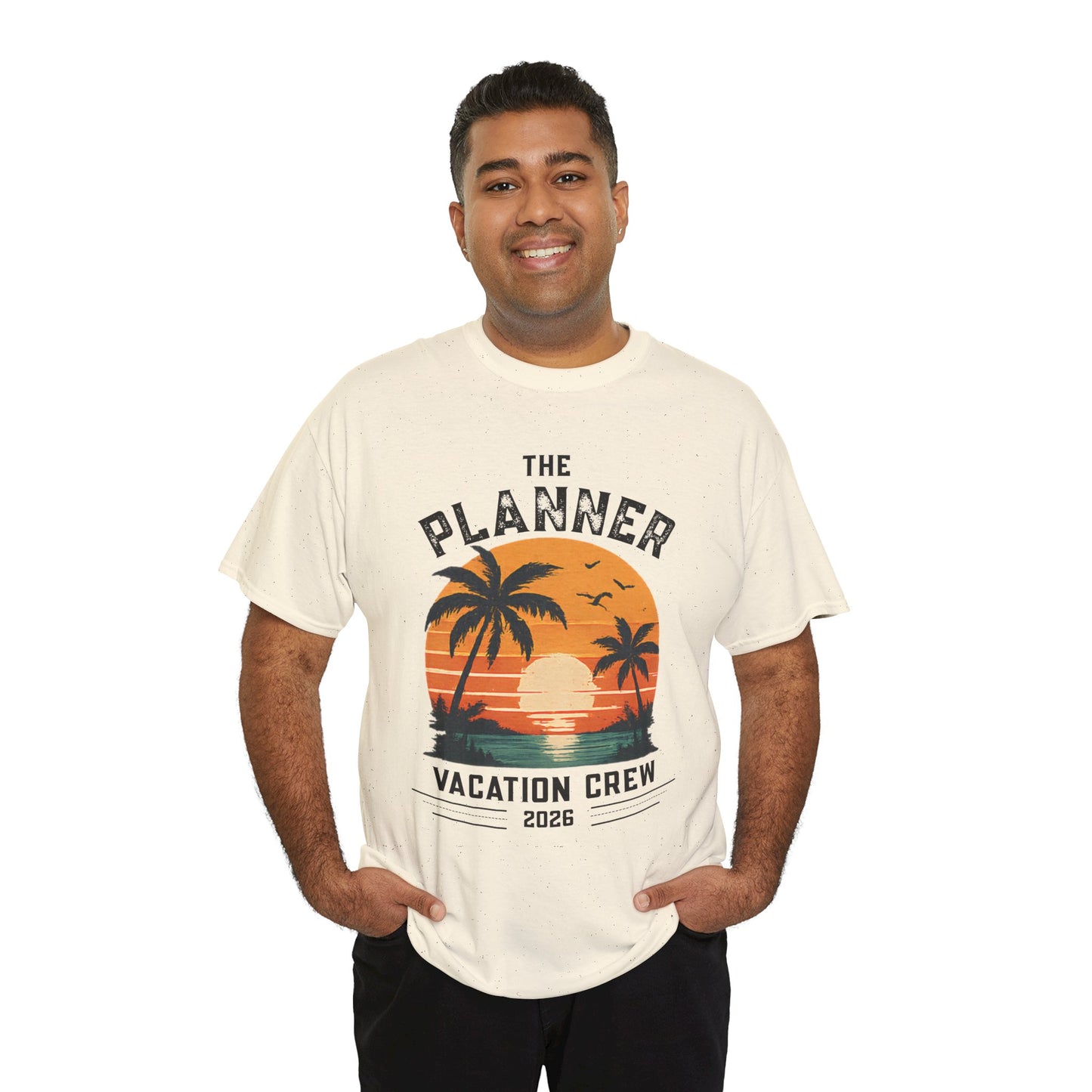 Personalized Vacation Crew Shirt | Custom Retro Travel T-Shirt