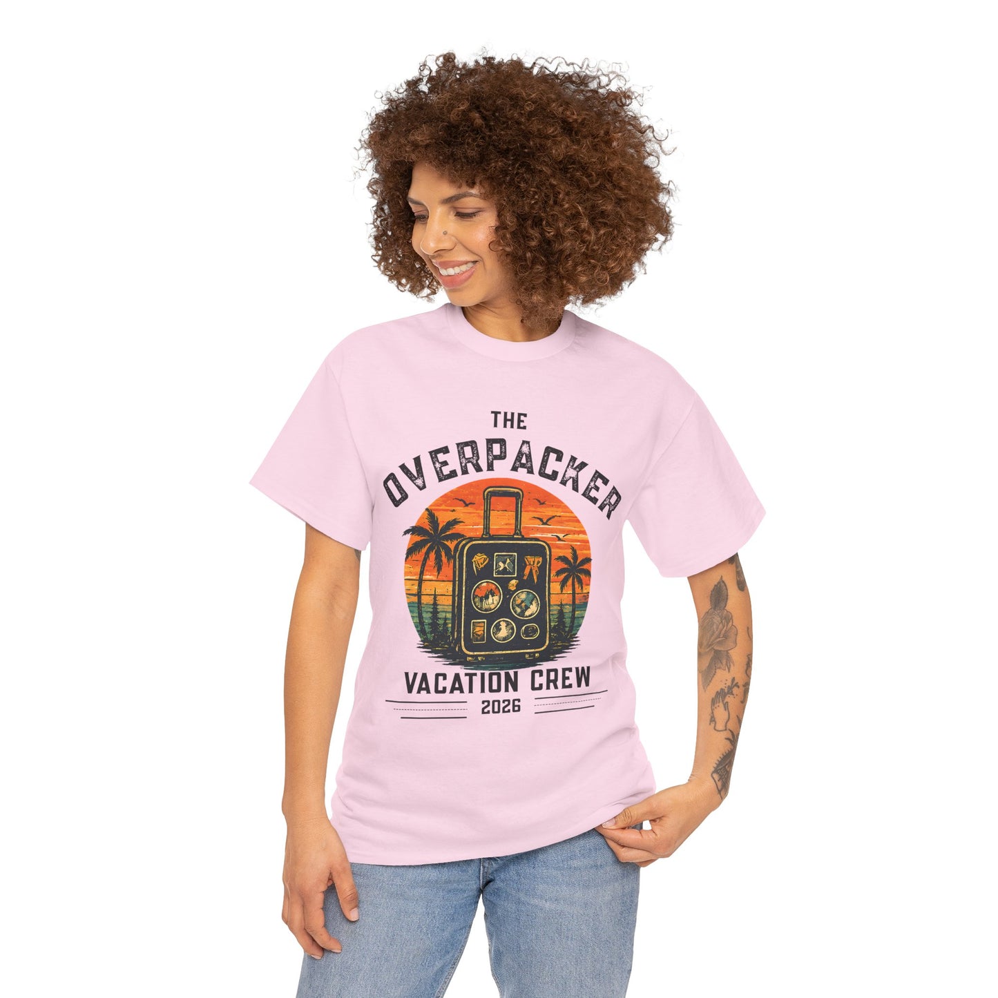 Personalized Vacation Crew Shirt | Custom Retro Travel T-Shirt