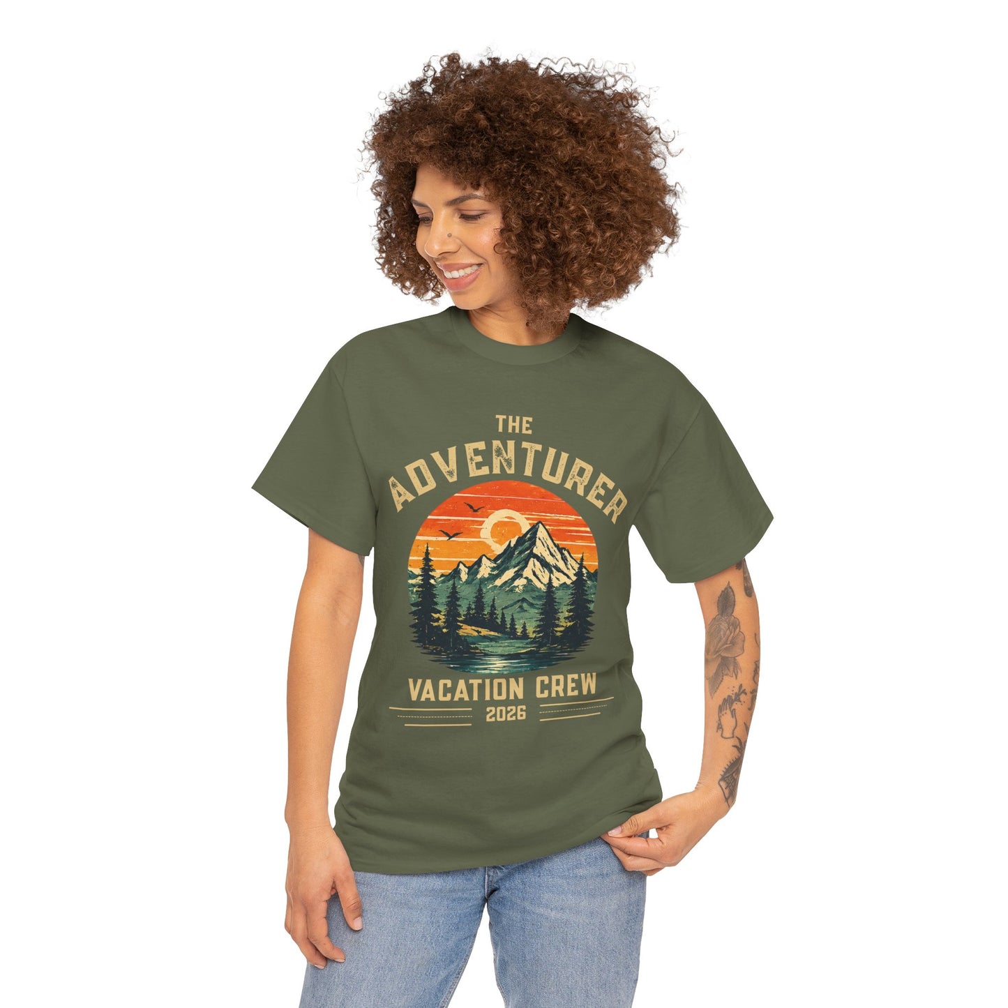 Personalized Vacation Crew Shirt | Custom Retro Travel T-Shirt