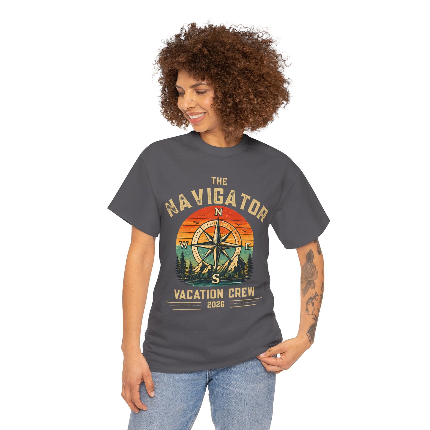 Personalized Vacation Crew Shirt | Custom Retro Travel T-Shirt