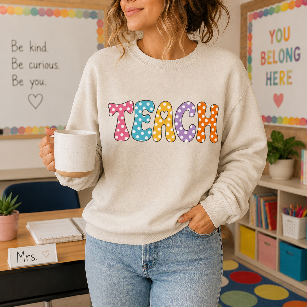 The Happy TEACH Sweatshirt